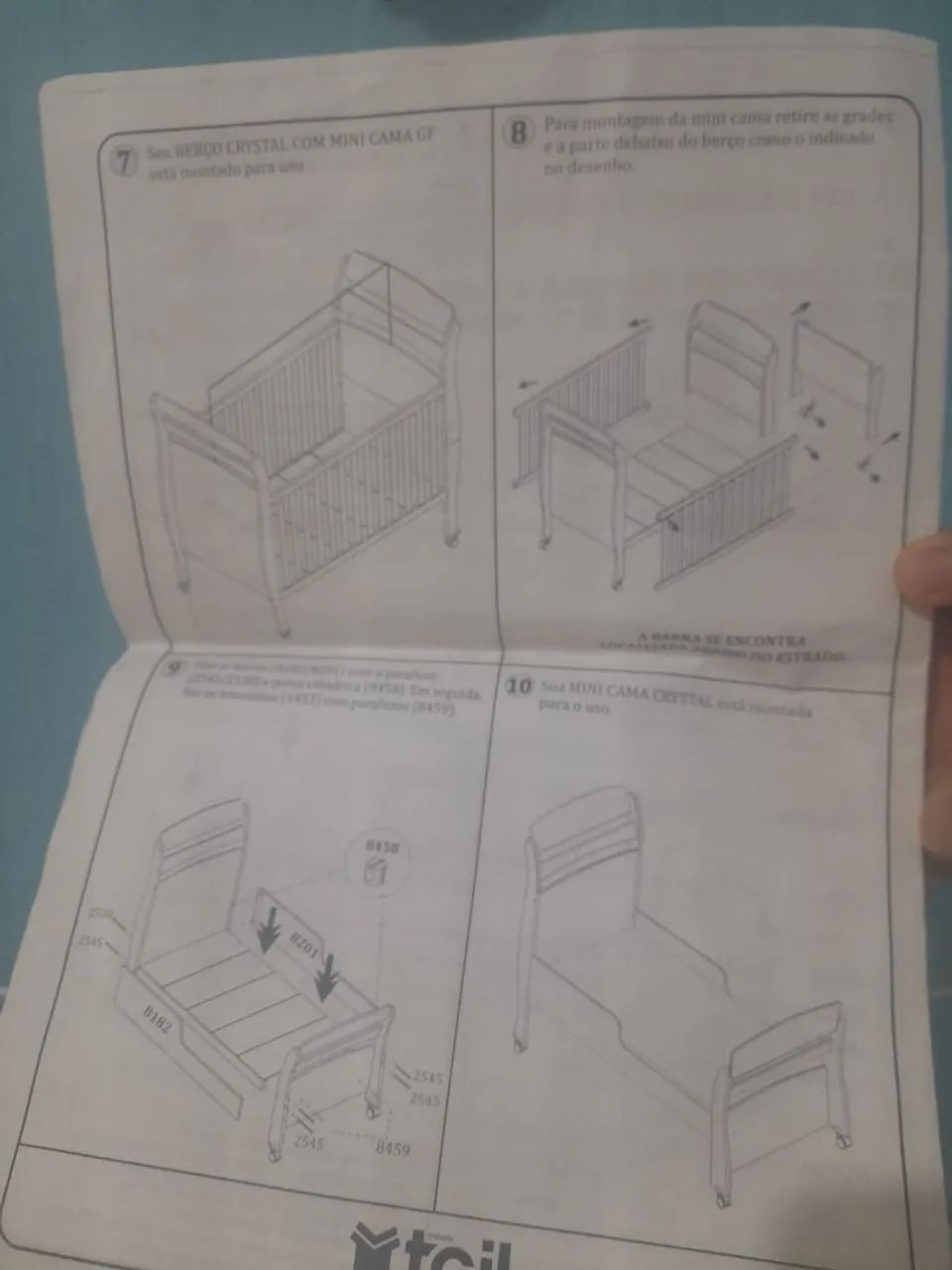 Berço que virá mini cama  - Foto 3