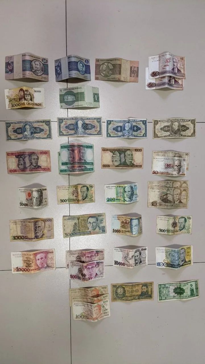 Coleção de notas antigas (lote)
