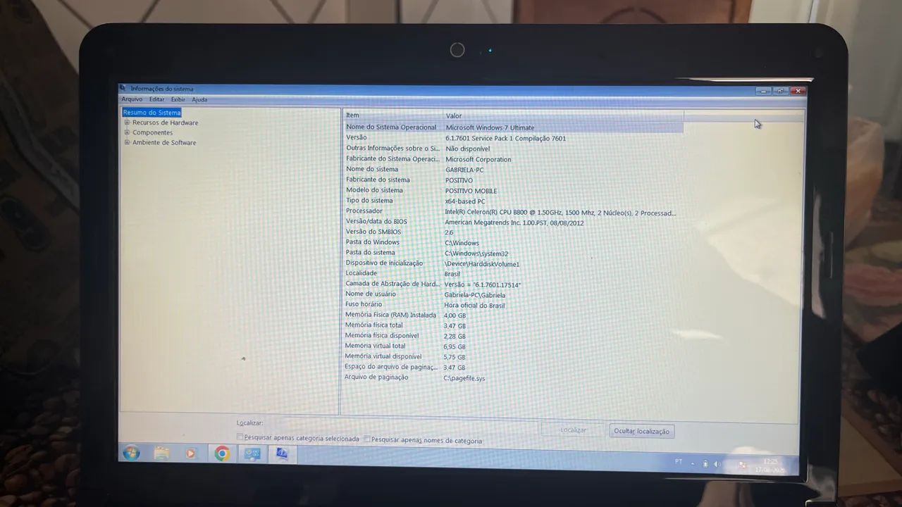 Notebook a Venda 