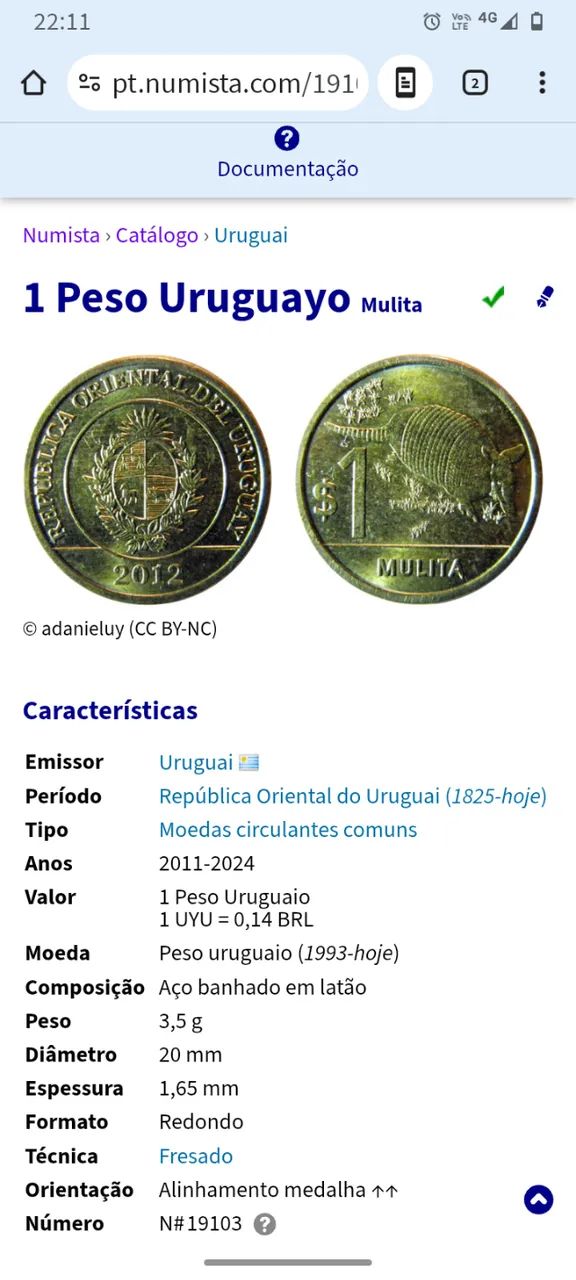 Moedas antigas 