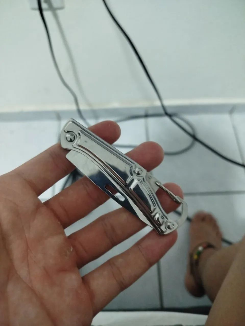 CANIVETE EM AÇO INOX PRA CHAVE OU BOLSO - Foto 3