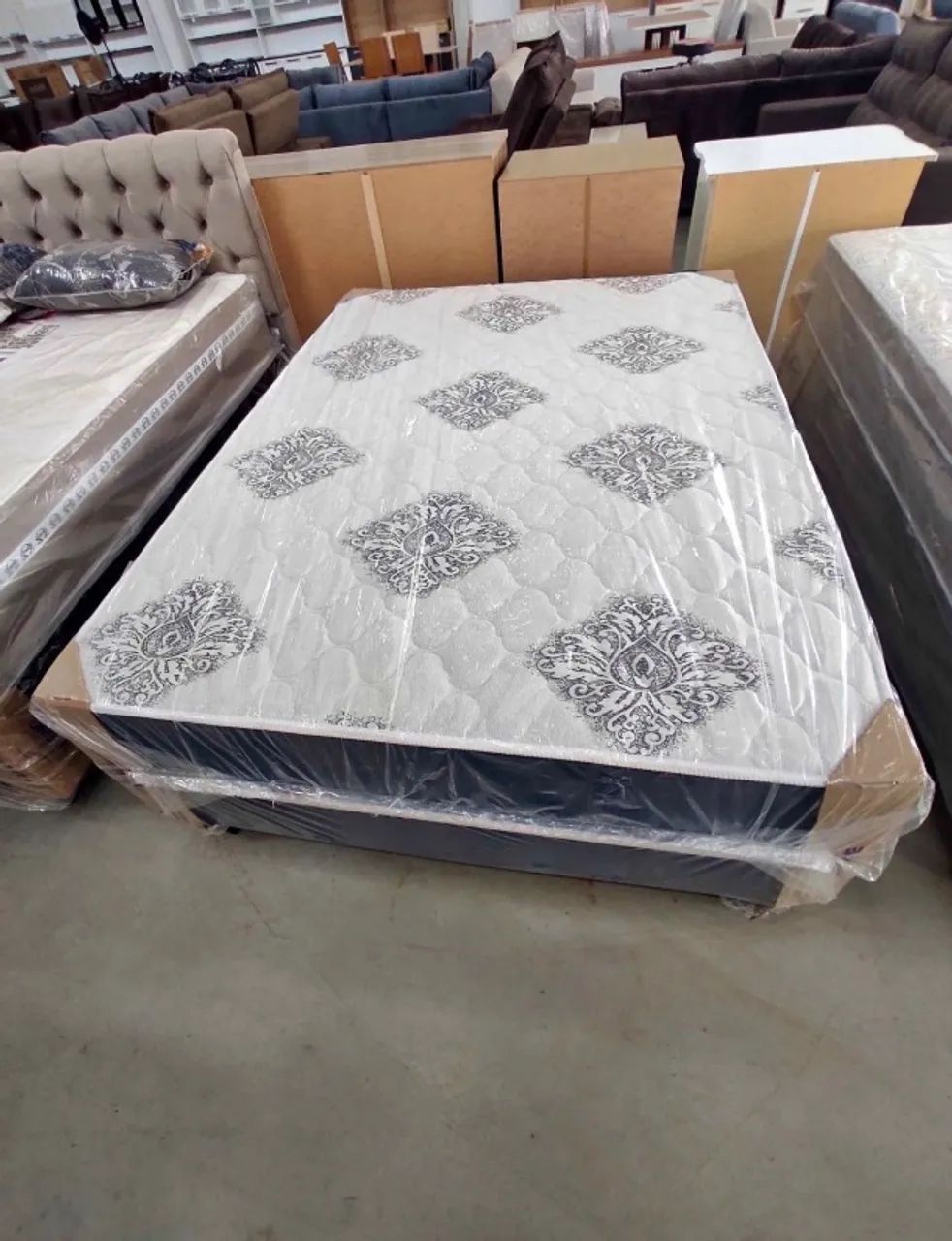 Cama box casal nova 
