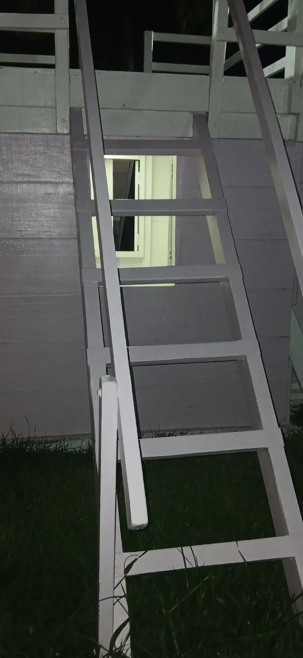 Casinha de boneca play ground completo com escorrega e balanco.   - Foto 4