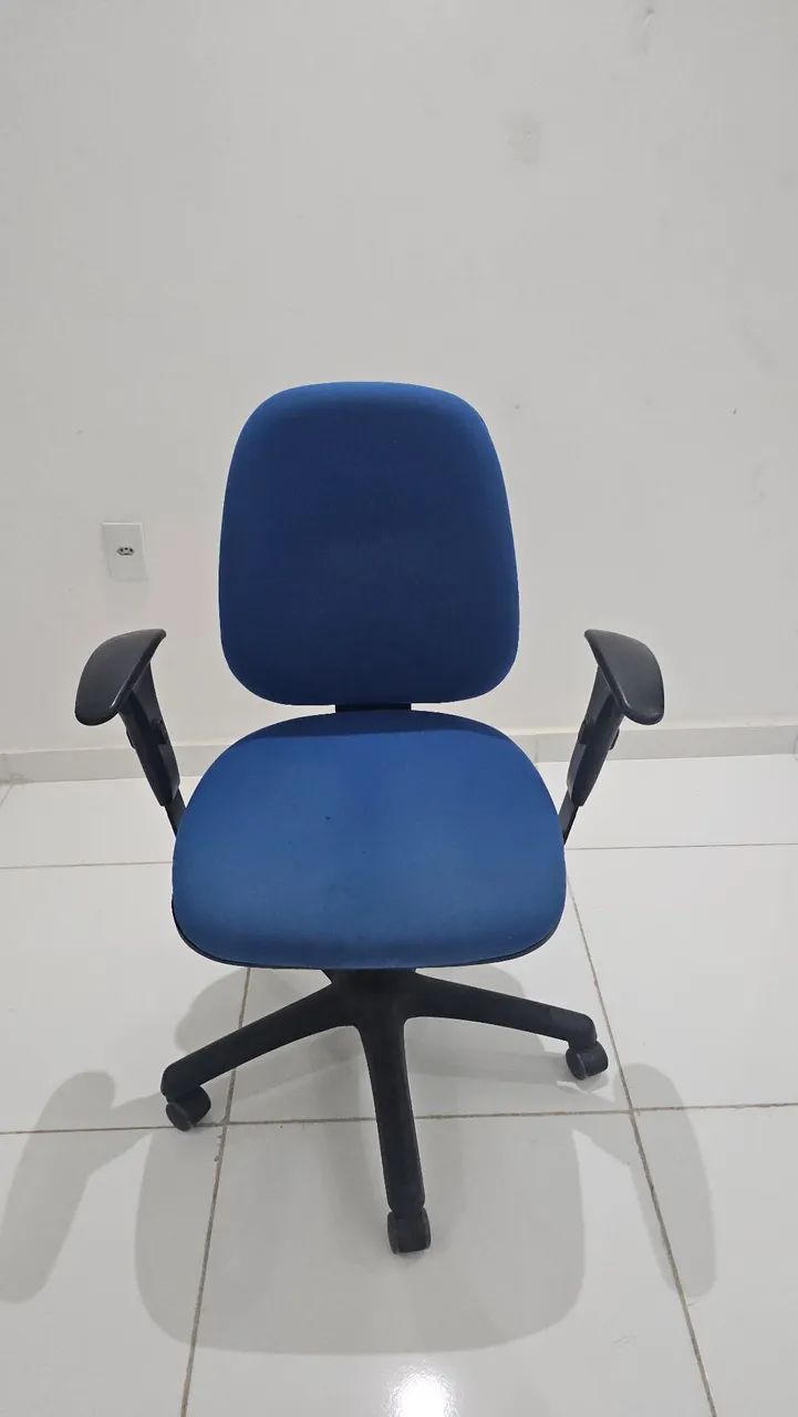 Cadeira Diretor Flexform Azul - Foto 4