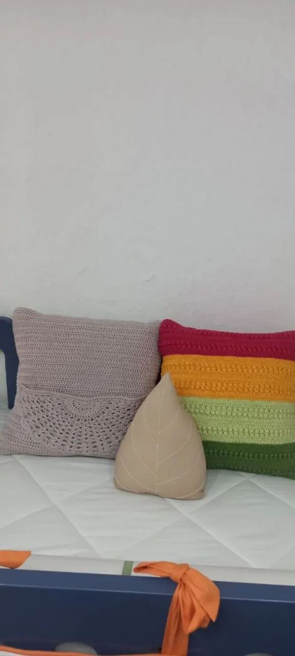 Almofadas em crochê
