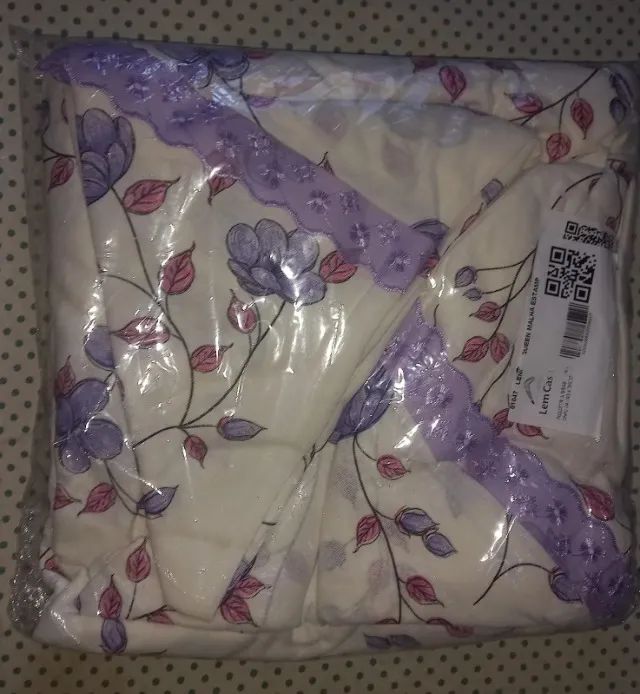 Lençol Queen malha 100% algodão (com elastico) - Foto 6