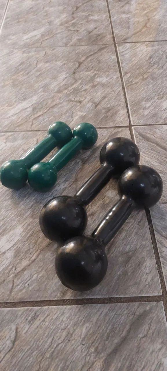 halteres peso academia