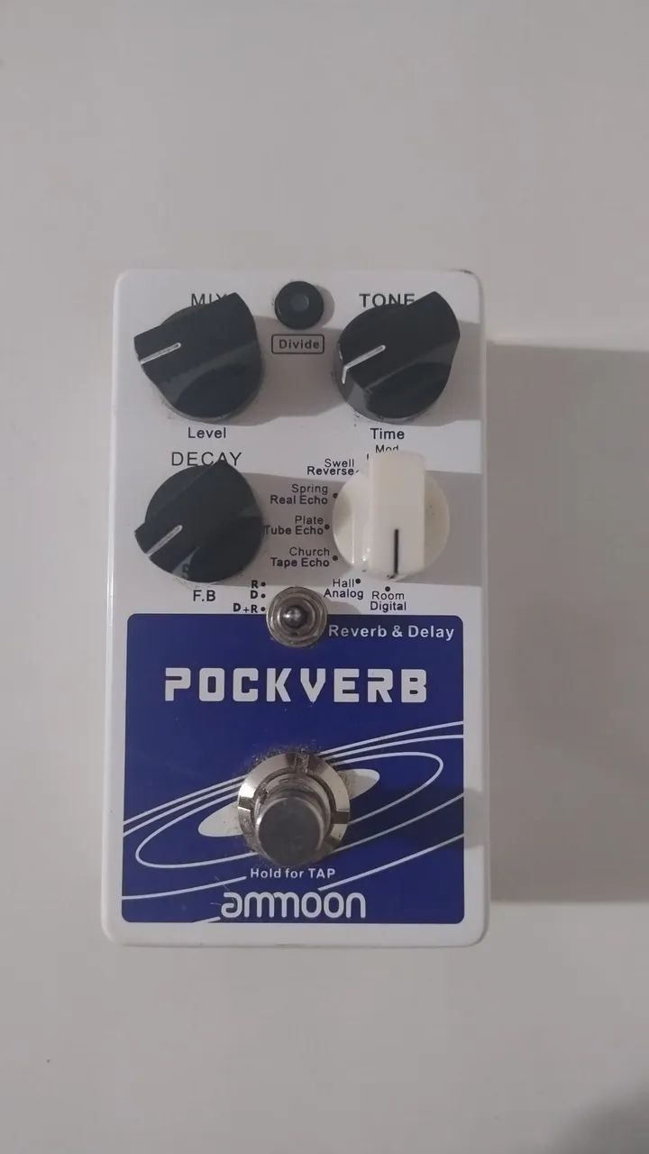 Pedal Ammoon Pockverb Reverb e Delay usado - Foto 2