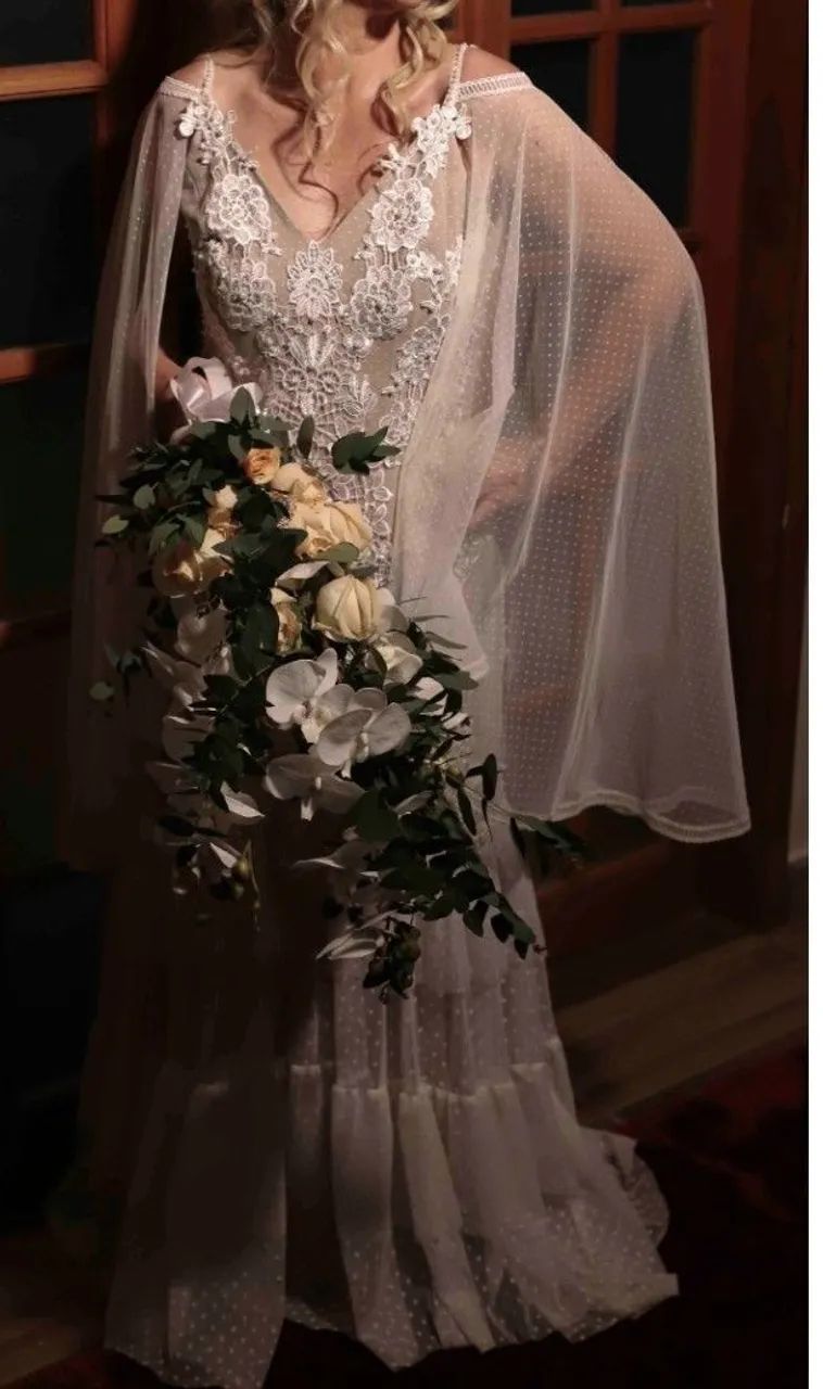 Vestido BOHO CHIC para pré Wedding  - Foto 2