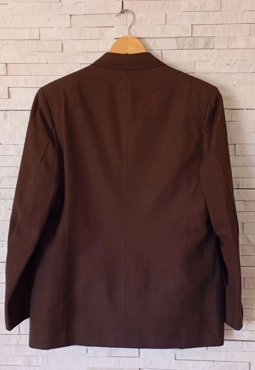 Blazer MarromTranspassado 50M  - Foto 4