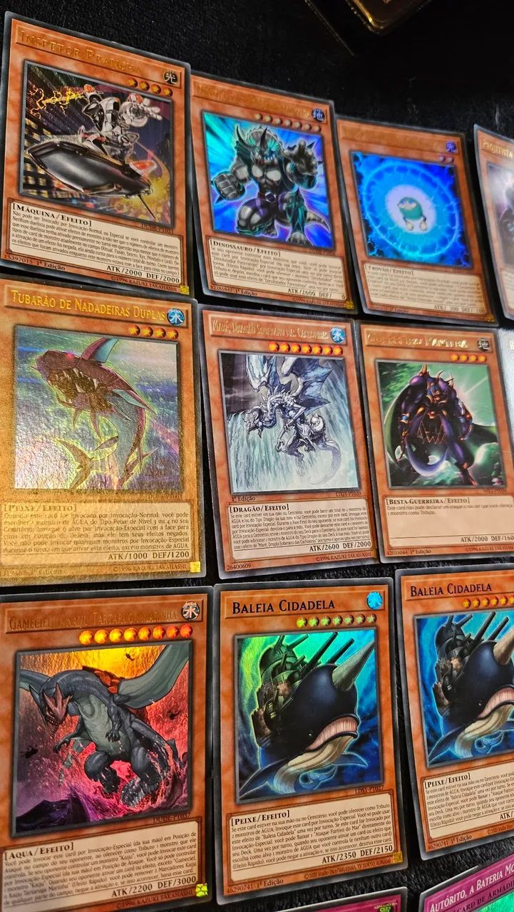Yu-Gi-Oh! Lote com 230 cartas - 1ª Edição, Foils e Clássicas - Foto 2