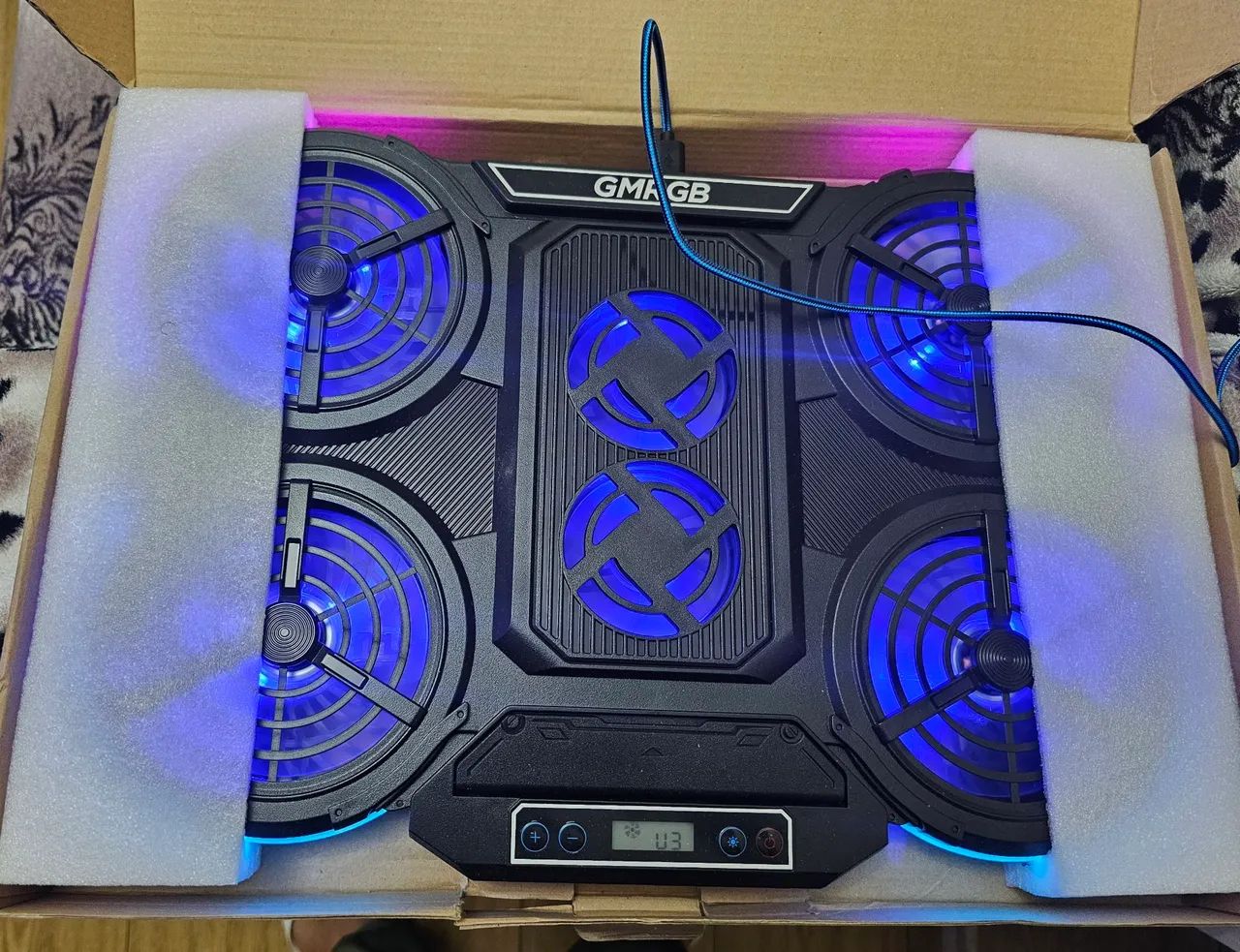 Cooler RGB para notebook 