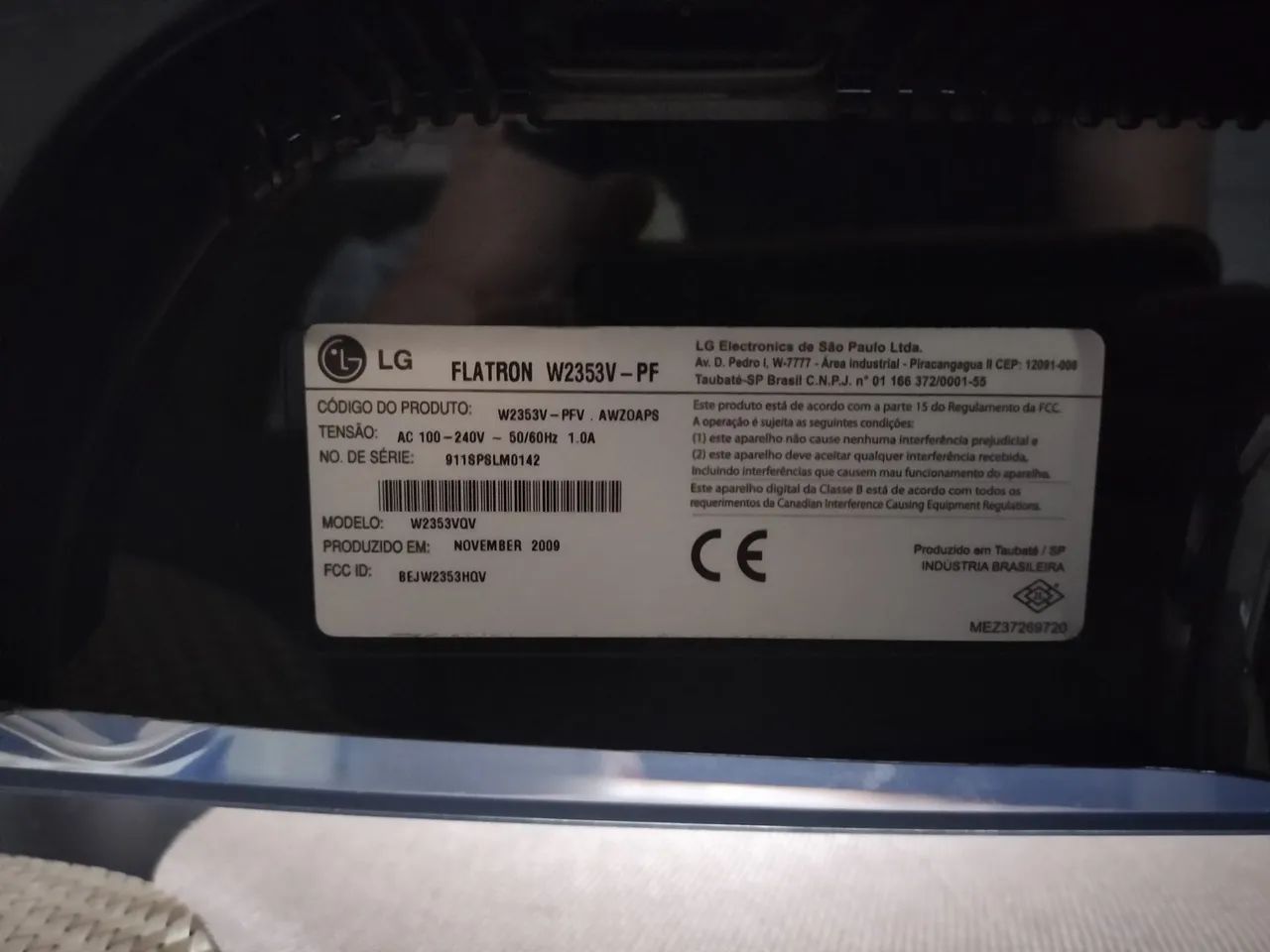 Monitor LG Flatron 23" Full HD (HDMI/VGA/DVI) - Foto 3