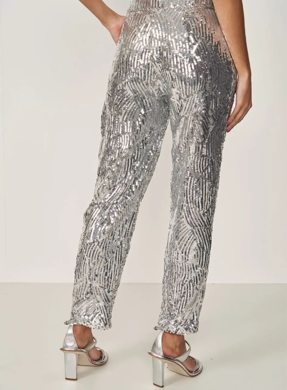 Calça Paetê colcci 60% OFF