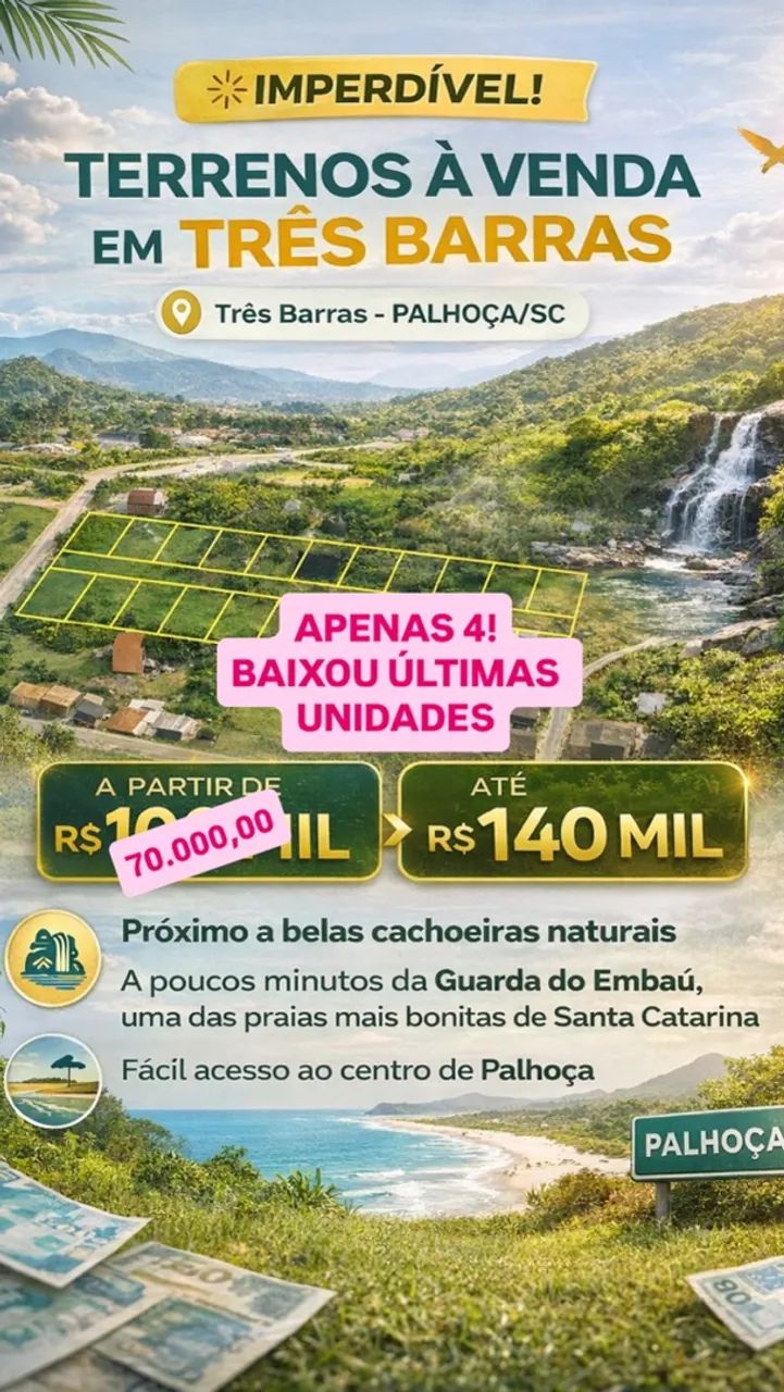 TERRENOS E CASA PALHOÇA 