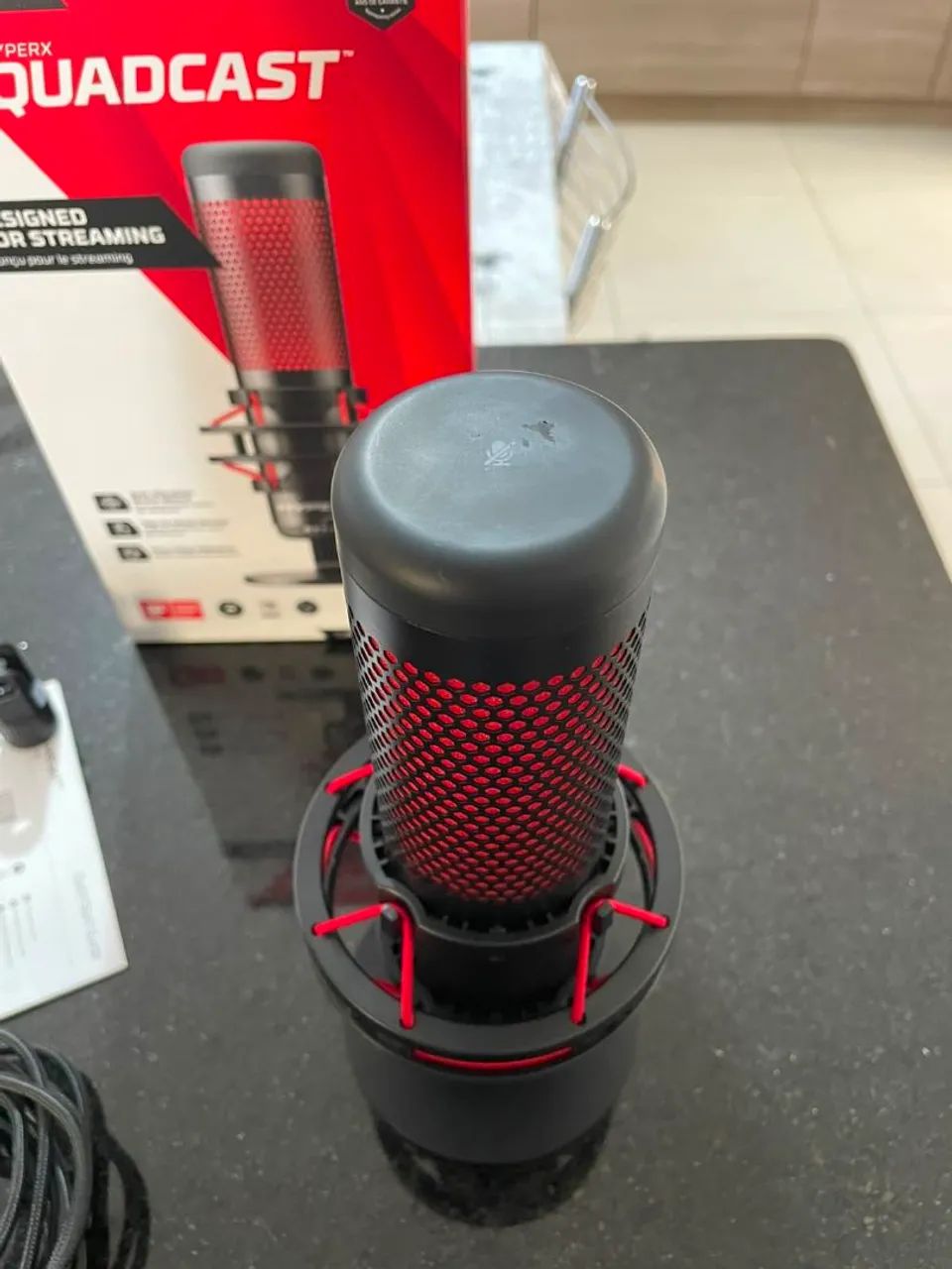 Vendo microfone HyperX Quadcast USB - Foto 2