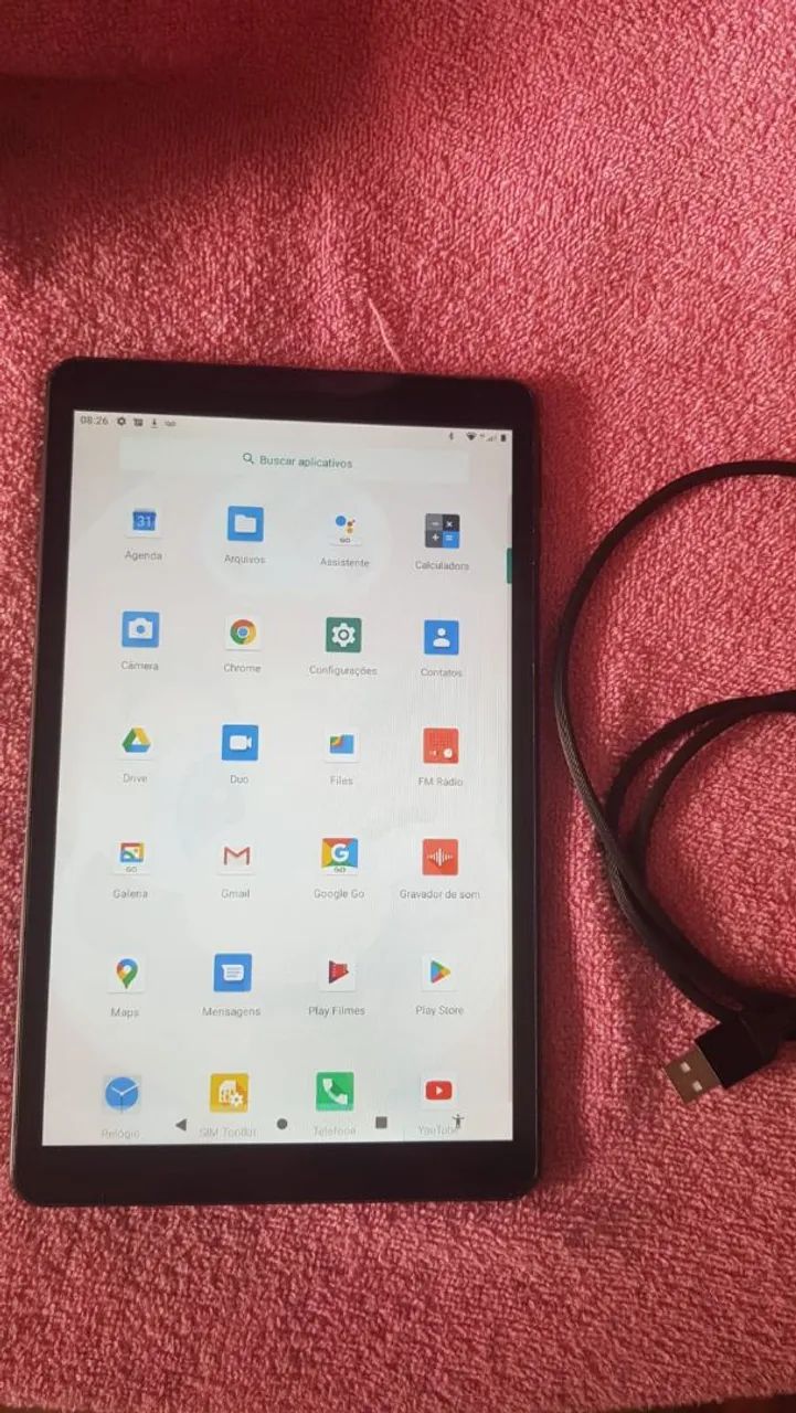 Tablet 10 polegadas grandão + cabo  - Foto 2