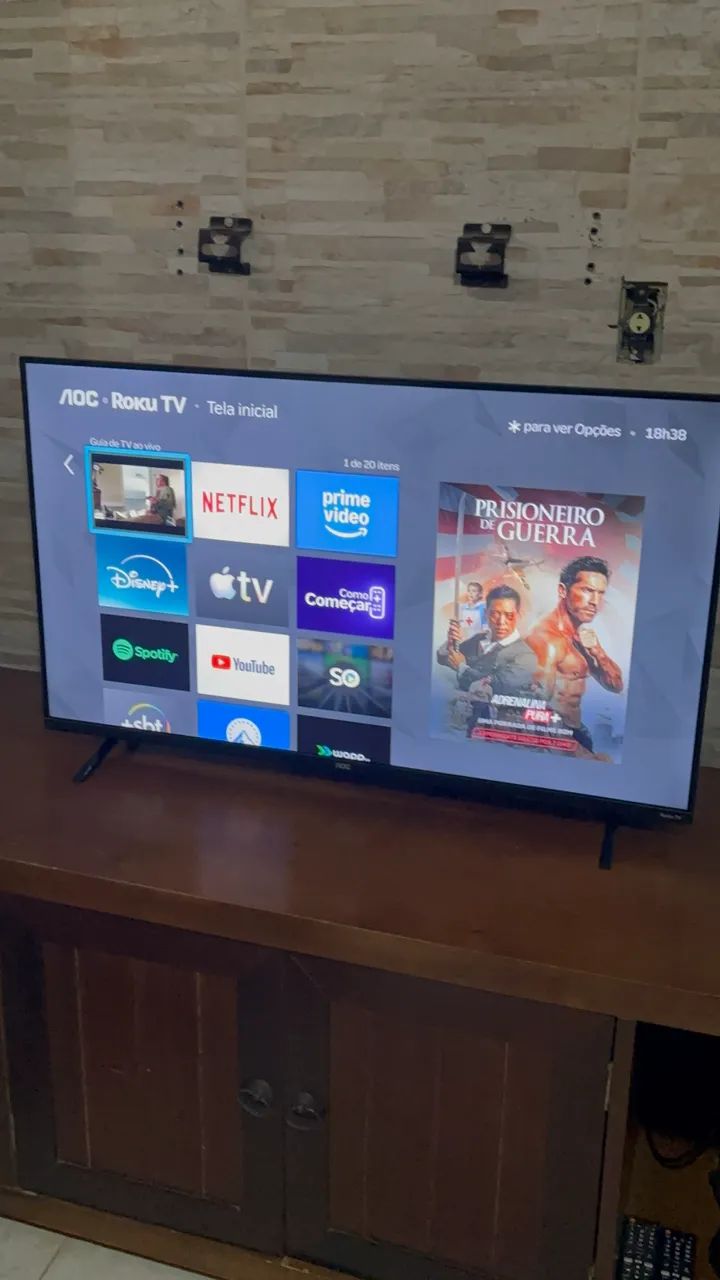 Smatv AOC HD LED com Rokutv 43? - Foto 2