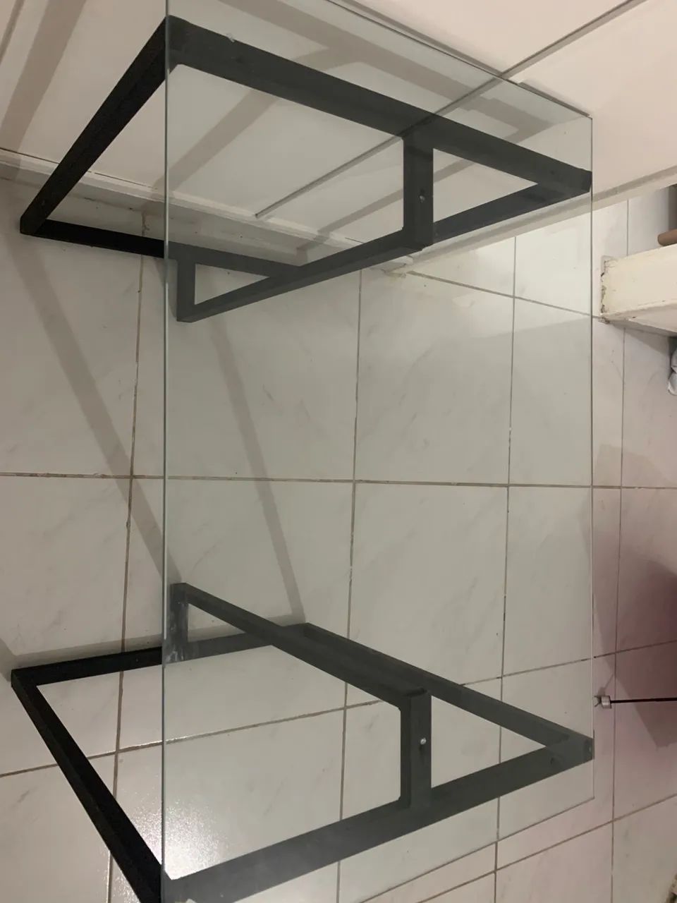 Tampo de Mesa de Vidro - Ótimo Estado