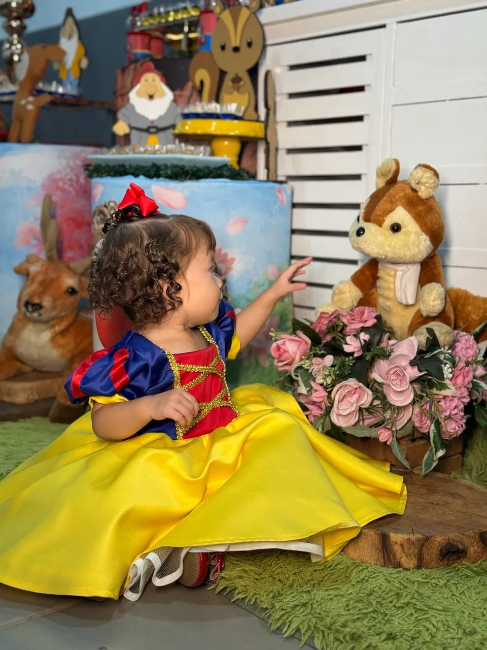 Roupa branca de neve 1 ano  - Foto 5