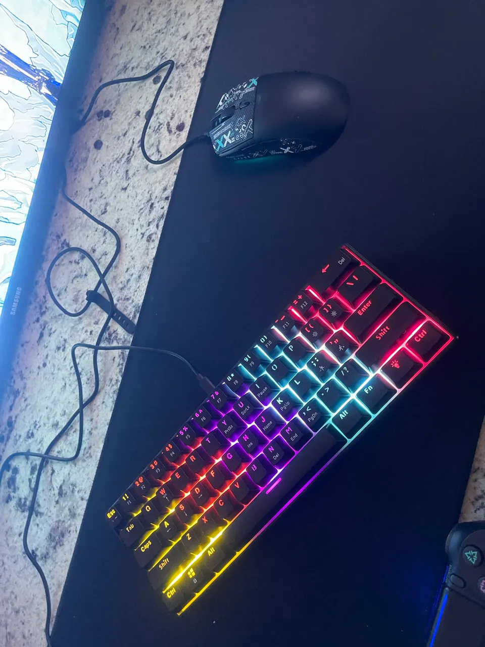 Teclado Mecânico Gamakay K66 RGB 65% Hot Swap Gateron Blue