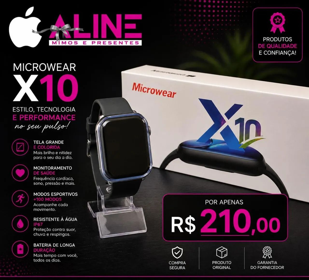 SMARTWATCH MICROWEAR X10