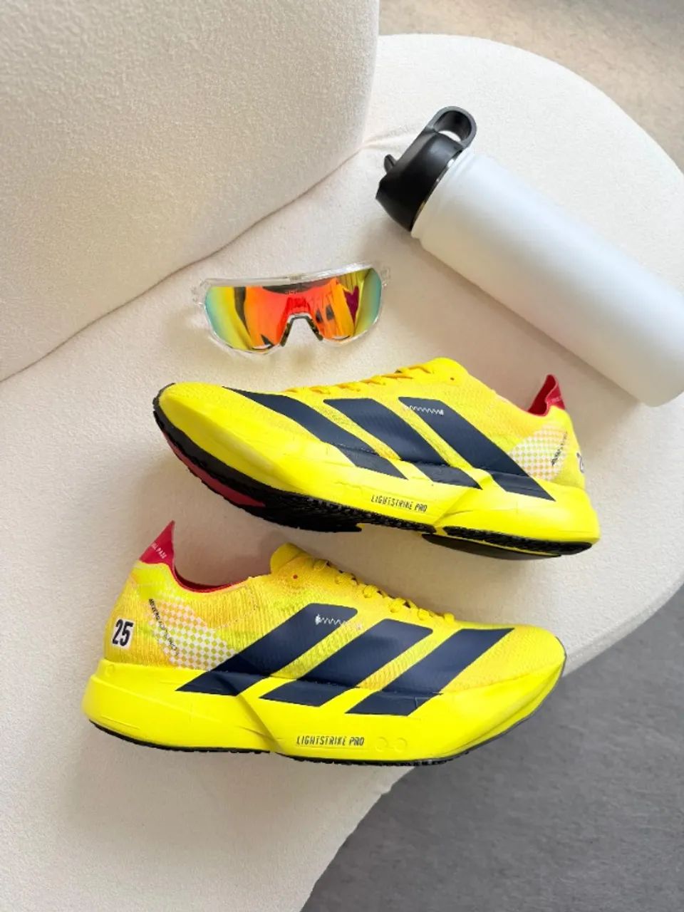 Adidas Adizero Adios Pro 4 Amarelo/Preto Importado Masculino (Foto
