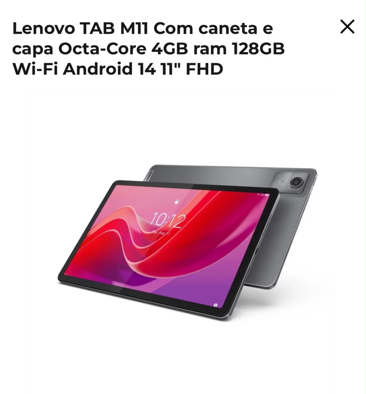 VENDE-SE Lenovo TAB M11 - Foto 3