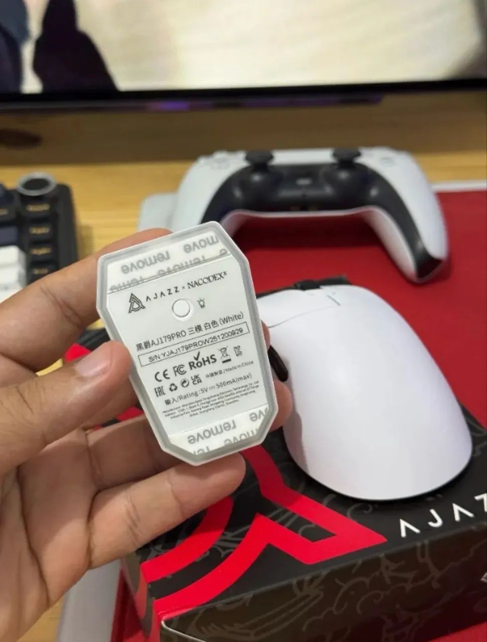 Mouse Ajazz 179 Pro 8K - Branco - Foto 3