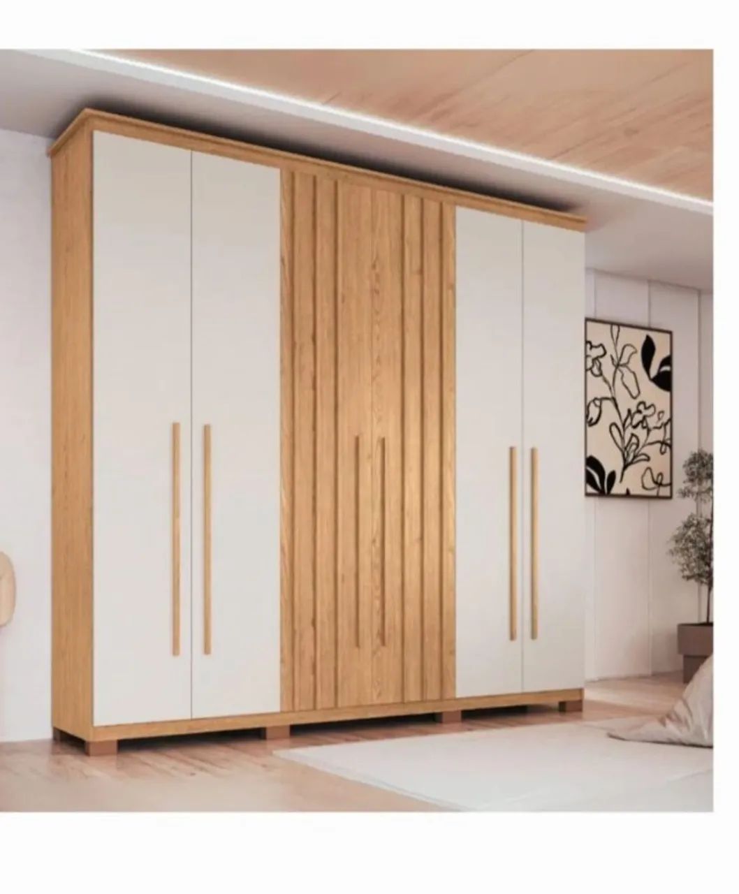 Guarda Roupa Viena 6 Portas 3 Gavetas Novo varios modelos - Foto 2