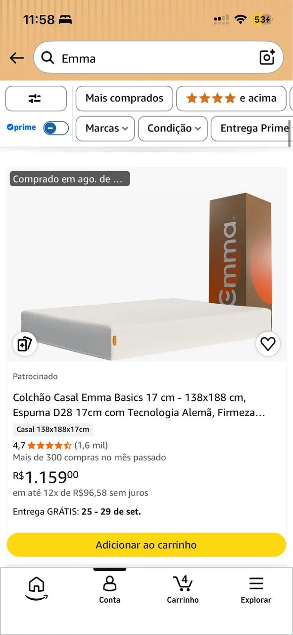 Colchão Emma casal  - Foto 3