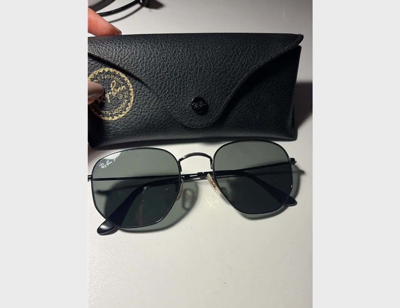 Rayban hexagonal polarizado 