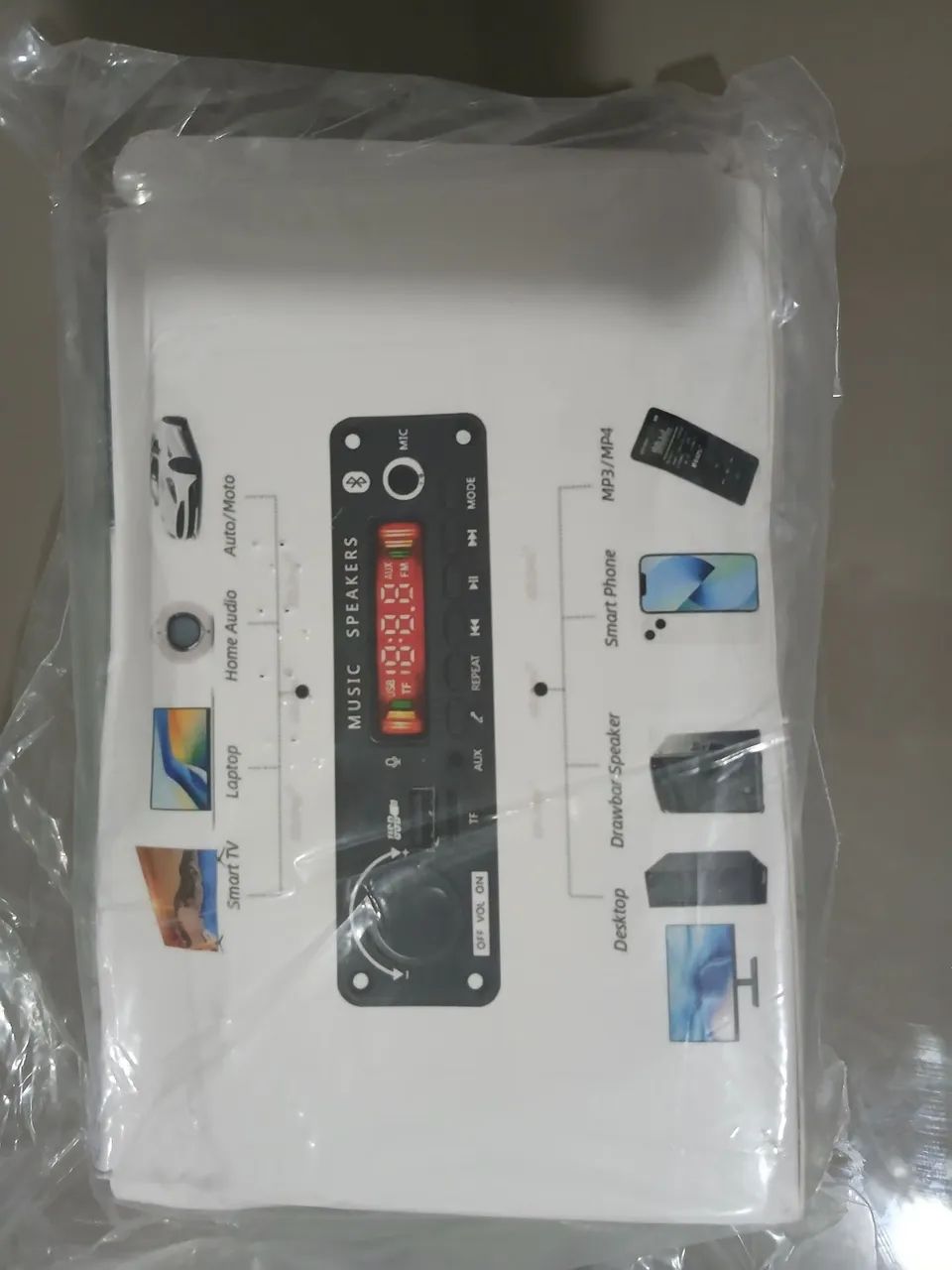 Amplificador 4x100 watts - Foto 4