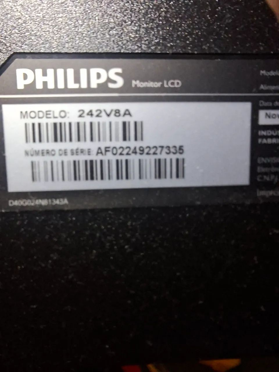 Monitor Philips 23,8" IPS Full HD 75Hz - 242V8A - Foto 5