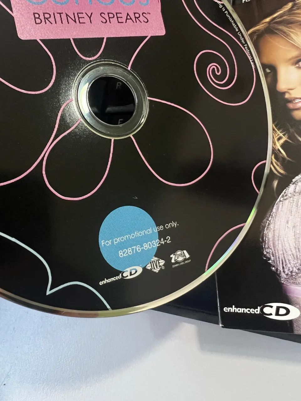 Britney Spears - CD Promocional Curious - Foto 3