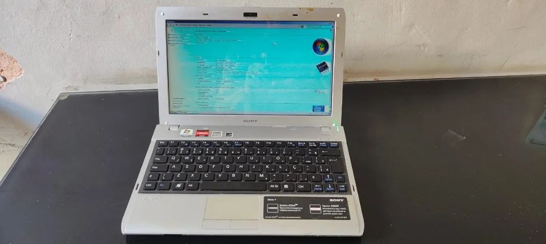 sony vaio amd dual core e 350 1.60ghz 4gb usado