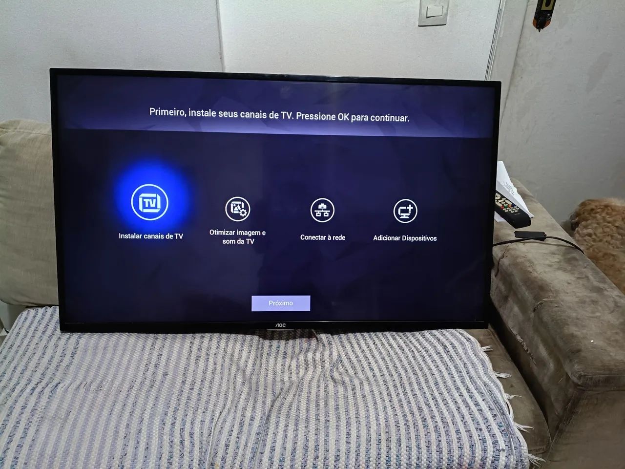 Smart tv AOC 43 polegadas  - Foto 4