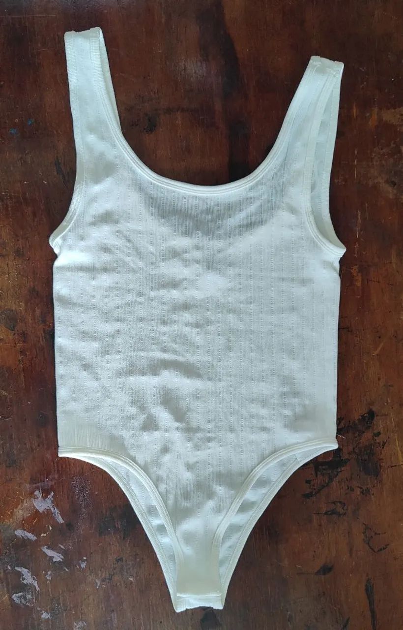 Body off-white P Adulto - Foto 3