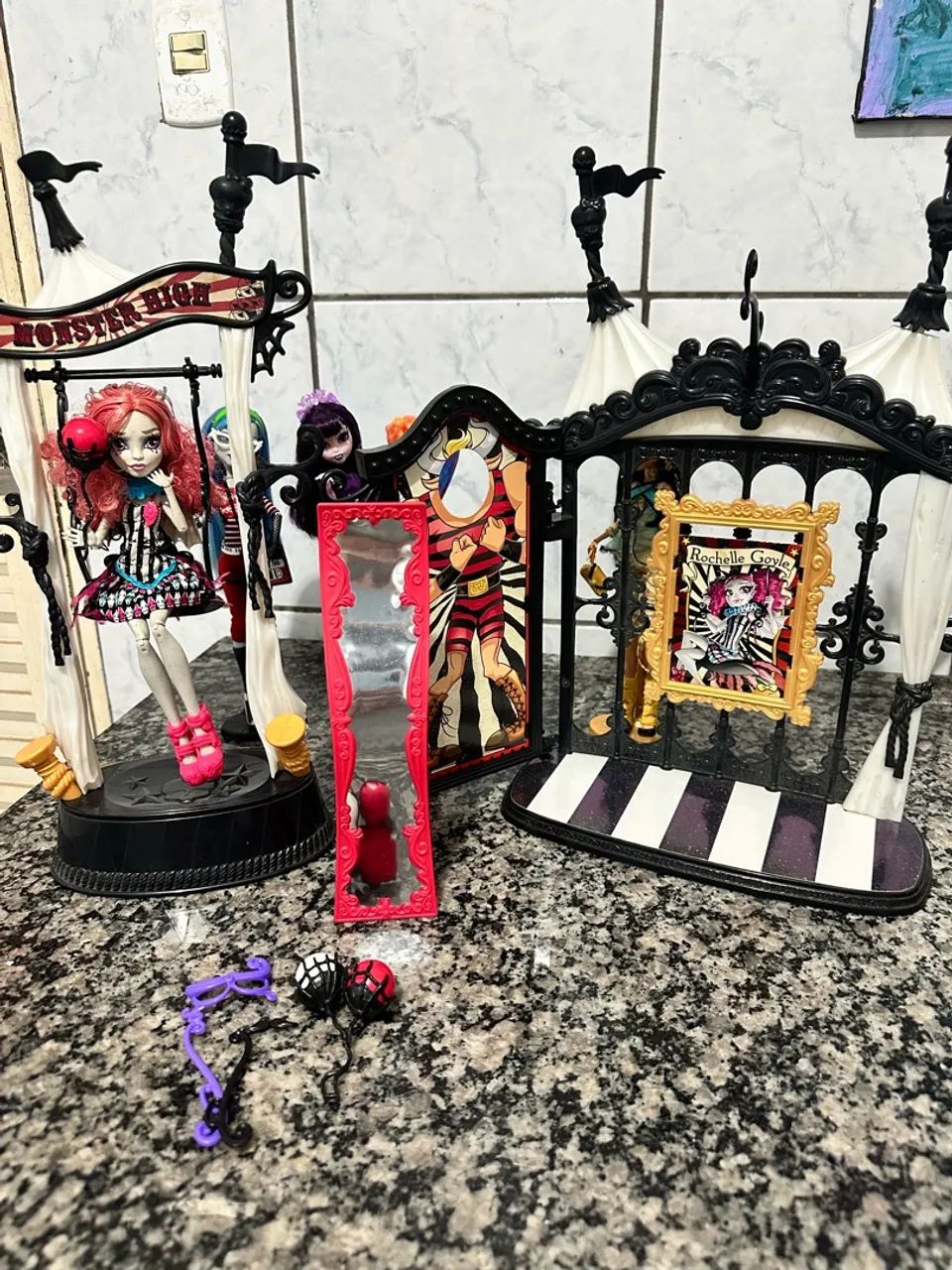 boneca monster high rochelle goyle freak du chic  - Foto 2