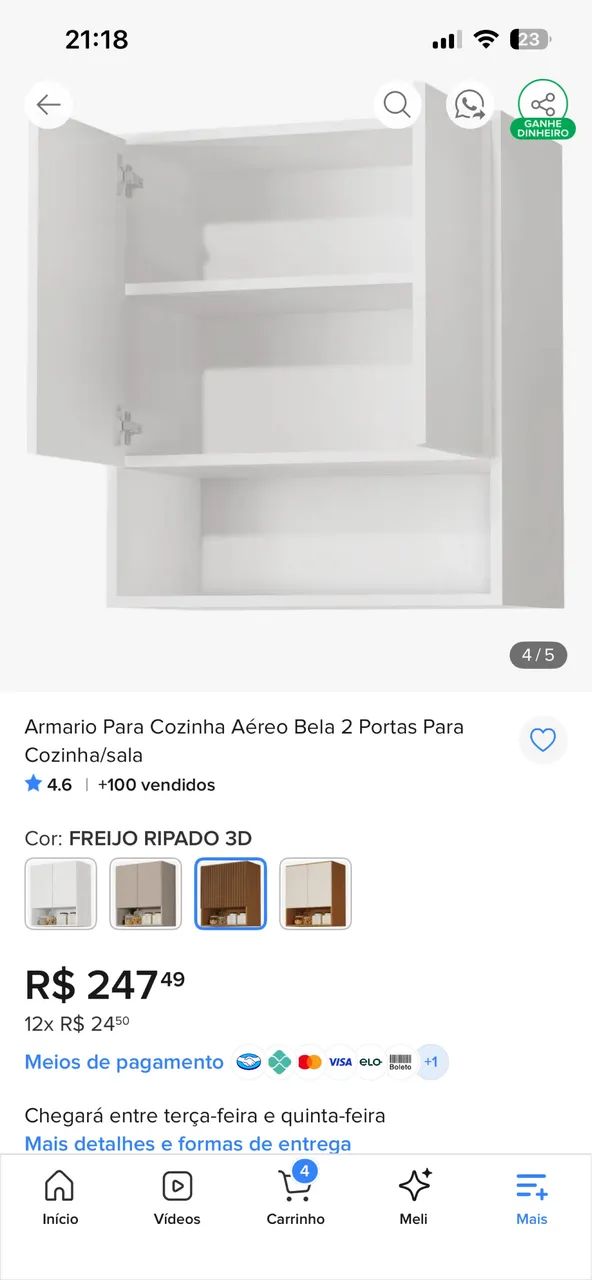 Armário aéreo  - Foto 5