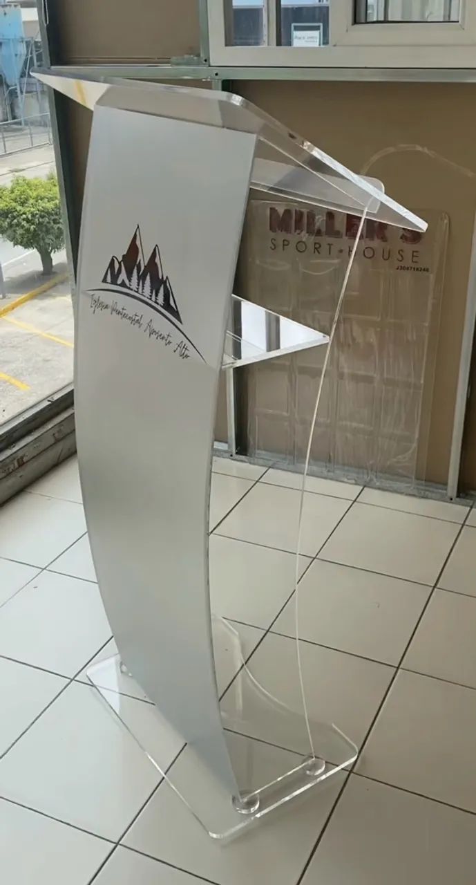 PÚLPITO DE ACRÍLICO - ELEGÂNCIA E SOFISTICAÇÃO ? - Foto 3