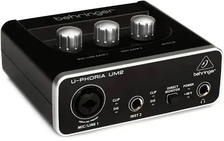 Interface de áudio Behringer U-Phoria UM2  - Foto 2
