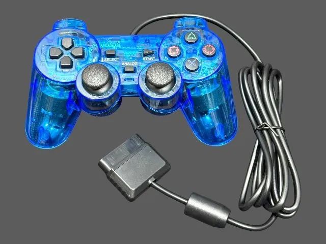 Controle para PS2 Transparente com Fio