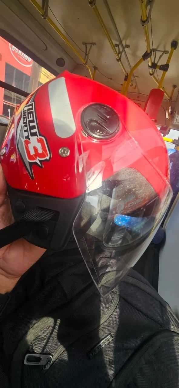 Capacete novinho usado - Foto 3