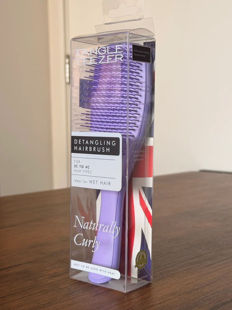 escova tangle teezer naturally curly roxa - Foto 2