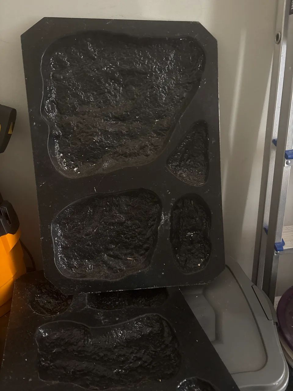Forma de pedra para gesso ou cimento