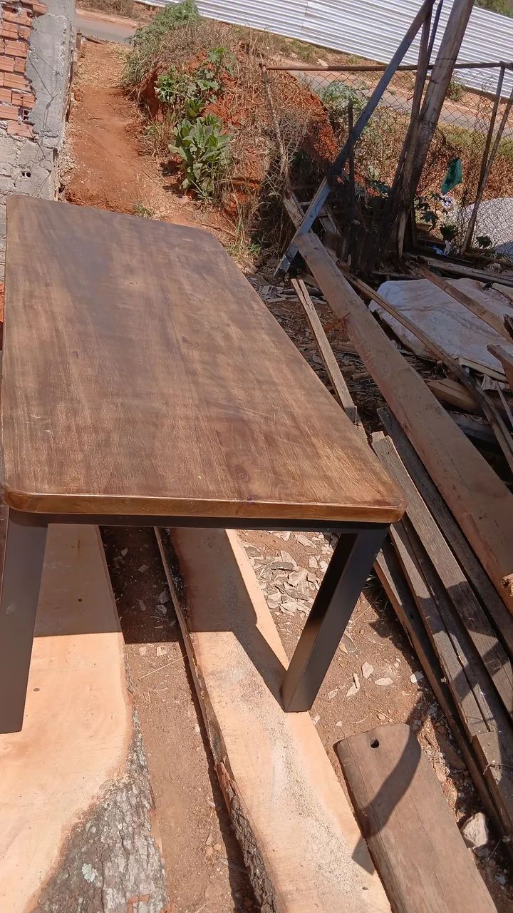 Mesa estilo industrial  - Foto 4