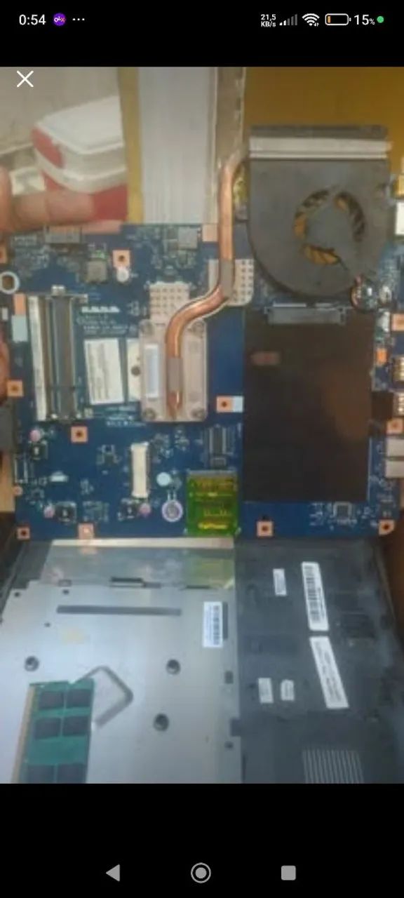 Placa Mãe Notebook Acer Emachines LA-4861 Azul com Processador Sou de Rocha Miranda