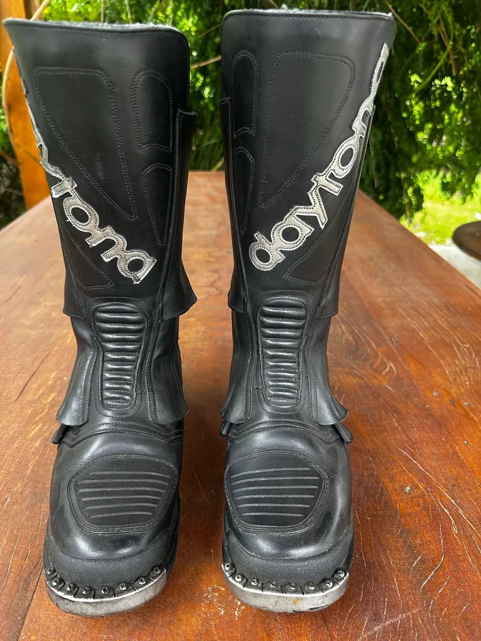 BOTA MOTOCICLISTA COURO DAYTONA ALEMÃ  - Foto 3
