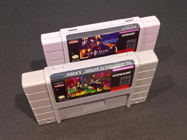 Cartuchos | Fitas de Super Nintendo Batman Returns e Batman e Robin - Foto 5